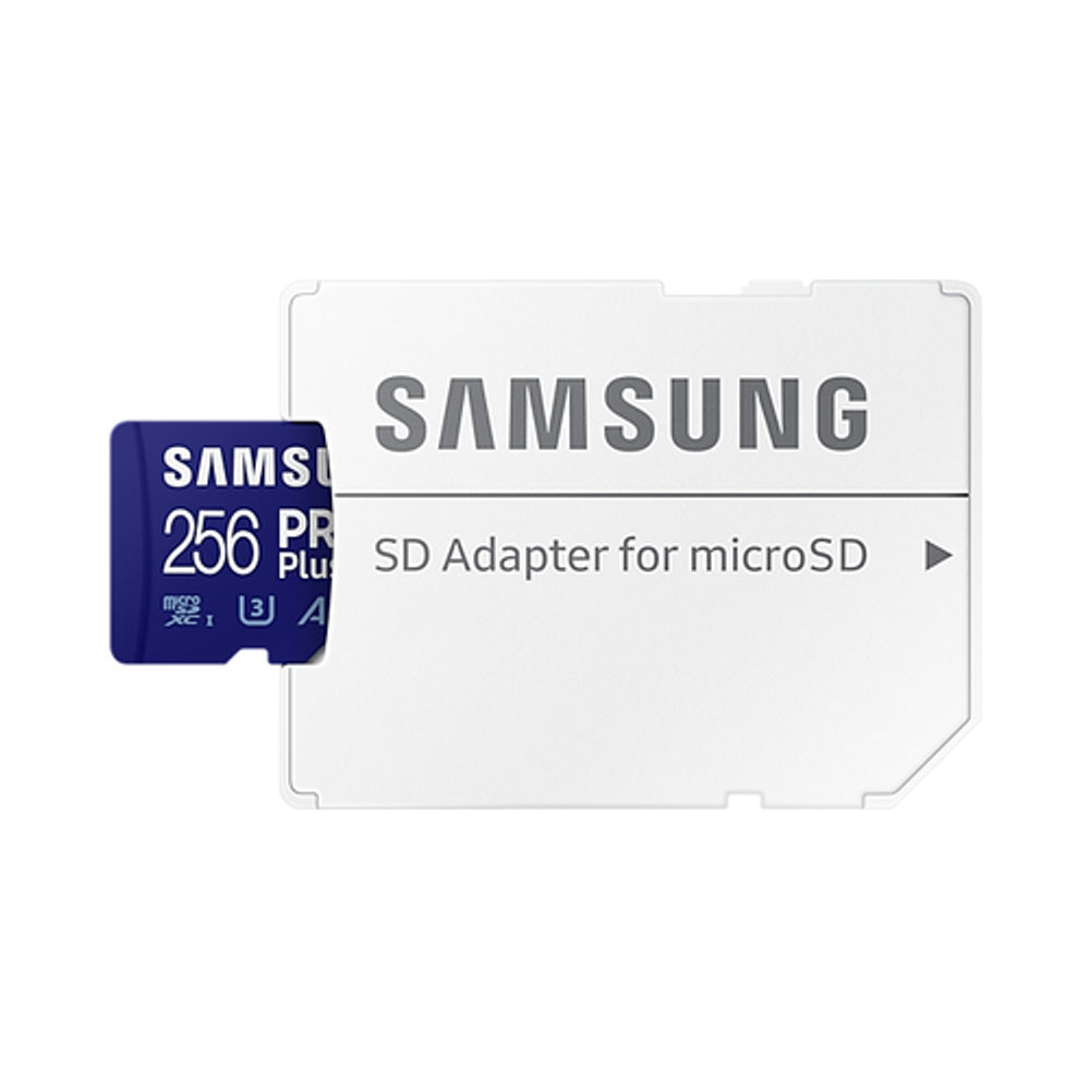 Samsung PRO Plus Memory Card MicroSDXC UHS-I Class 10 256GB Blue