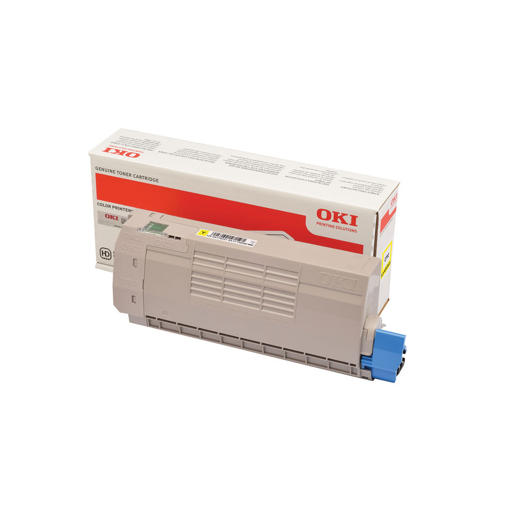 Oki C712 Yellow Laser Toner Cartridge (11,500 page yield) 46507613