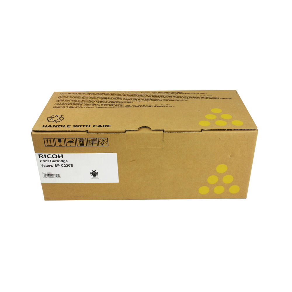 Ricoh SP C220E Yellow Toner Cartridge 406055