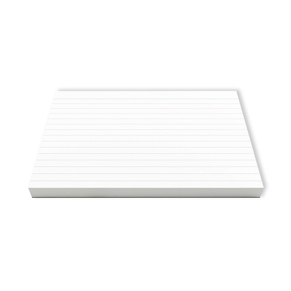 Silvine Revision Card Notepad 50 Card White (Pack of 1000)