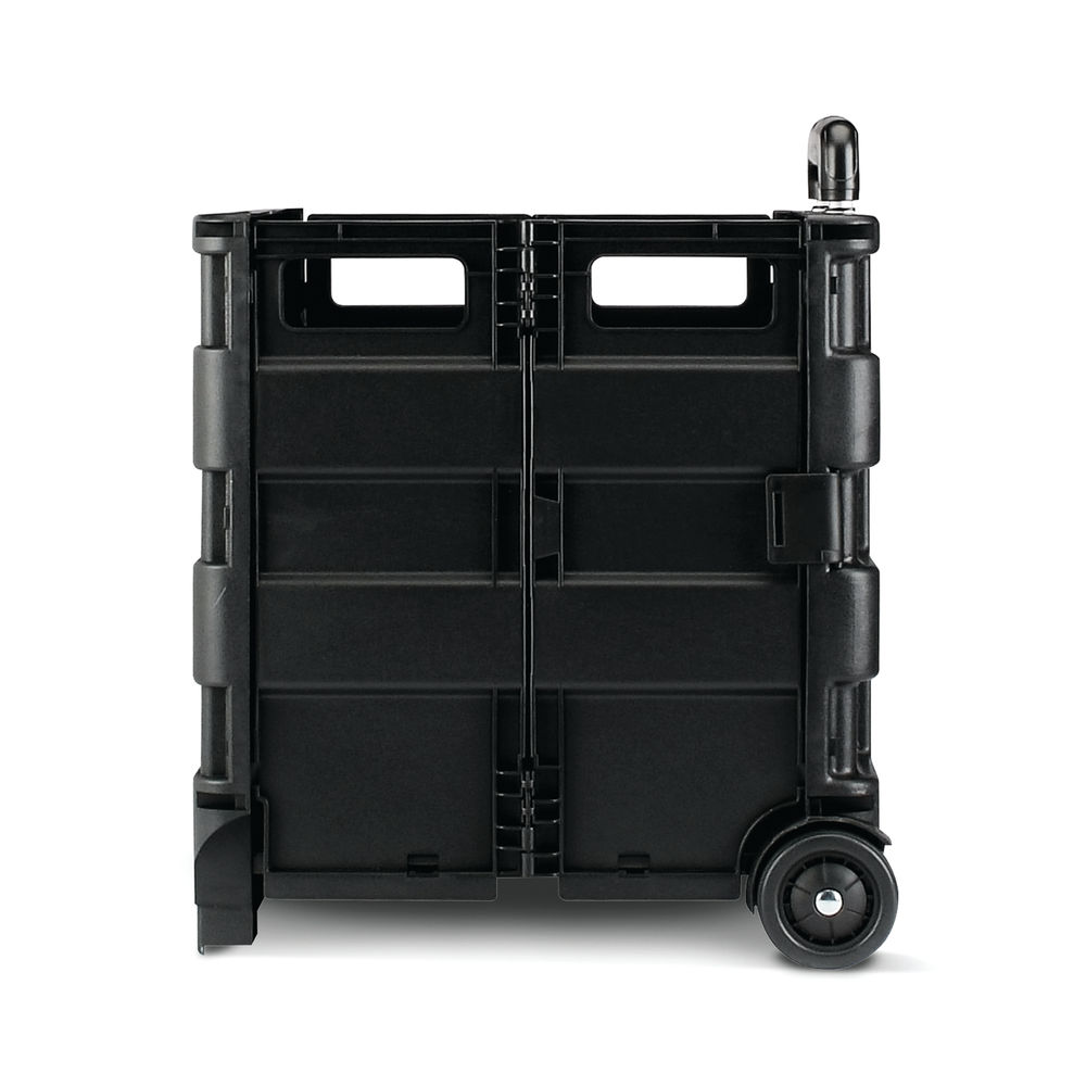 Black Folding Trolley Crate