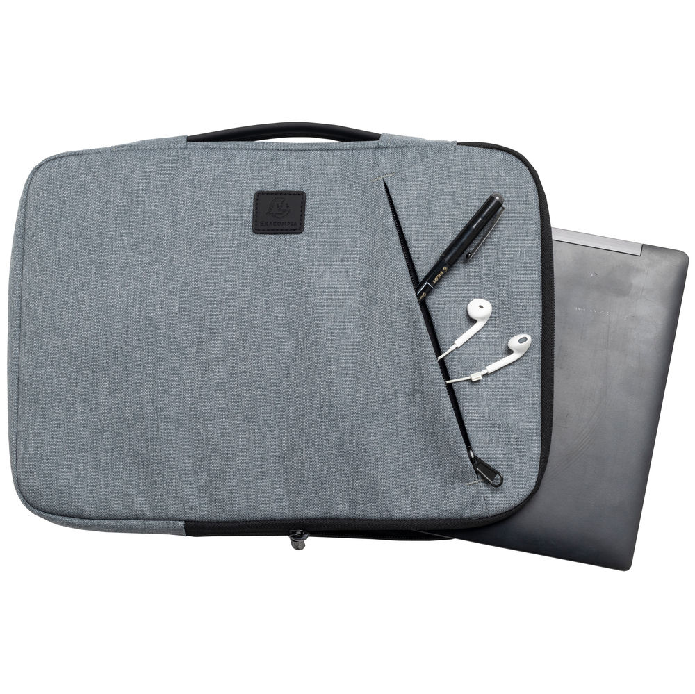 Exacompta Laptop Sleeve 15-16 Inch Padded Grey