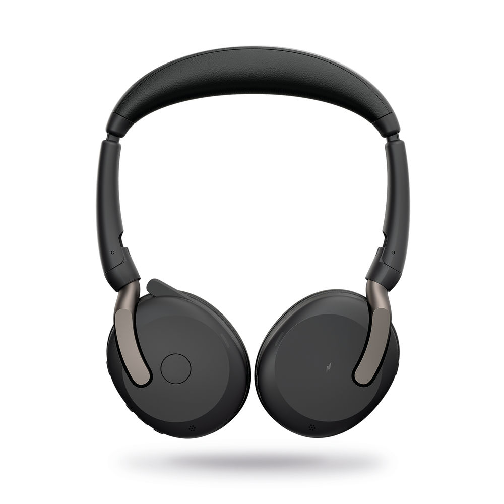Jabra Evolve2 65 Flex Headset Link380 USB-A MS Teams Stereo Wireless Charging 26699-999-989