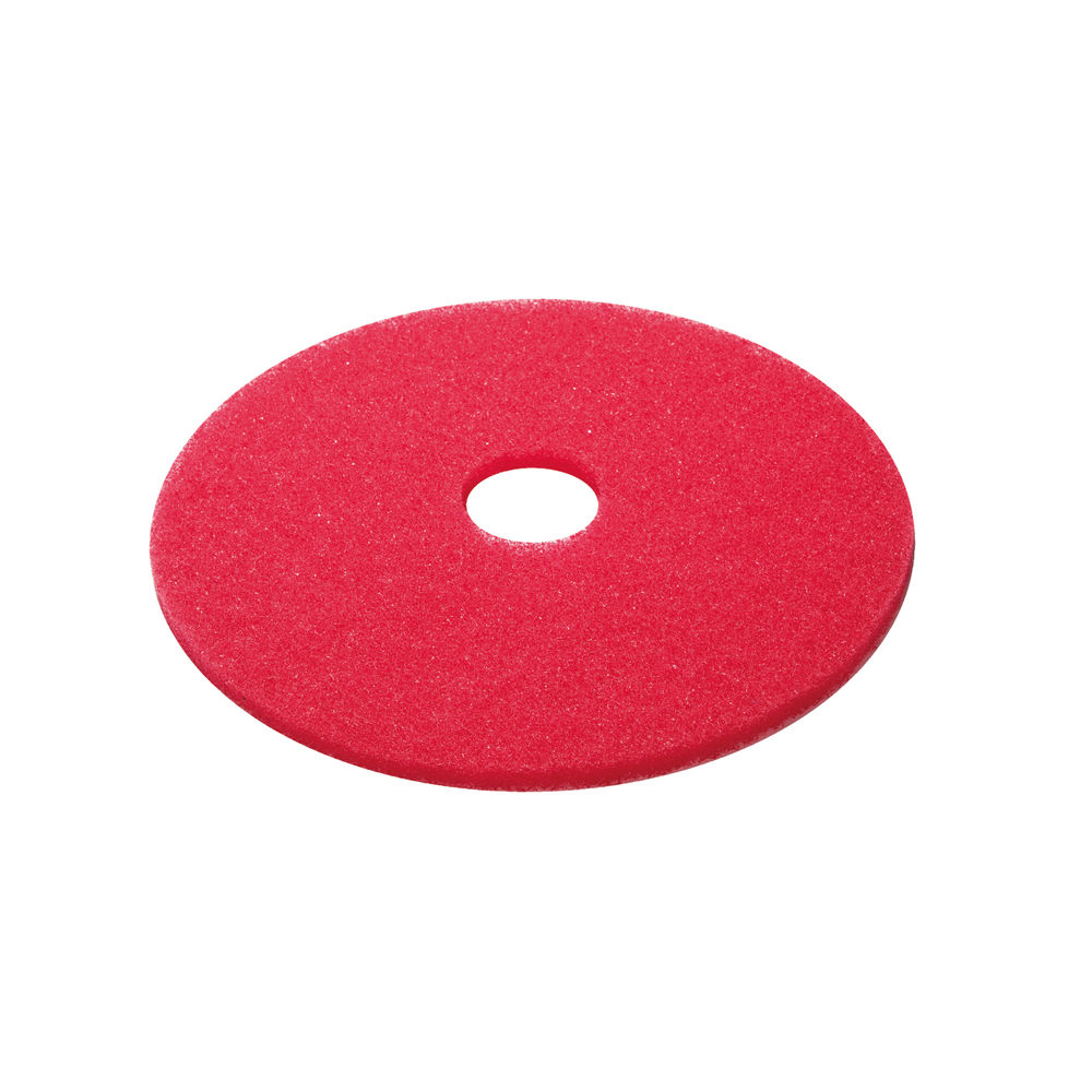 3M Buffing Floor Pad 380mm Red (Pack of 5) 2nd RD15