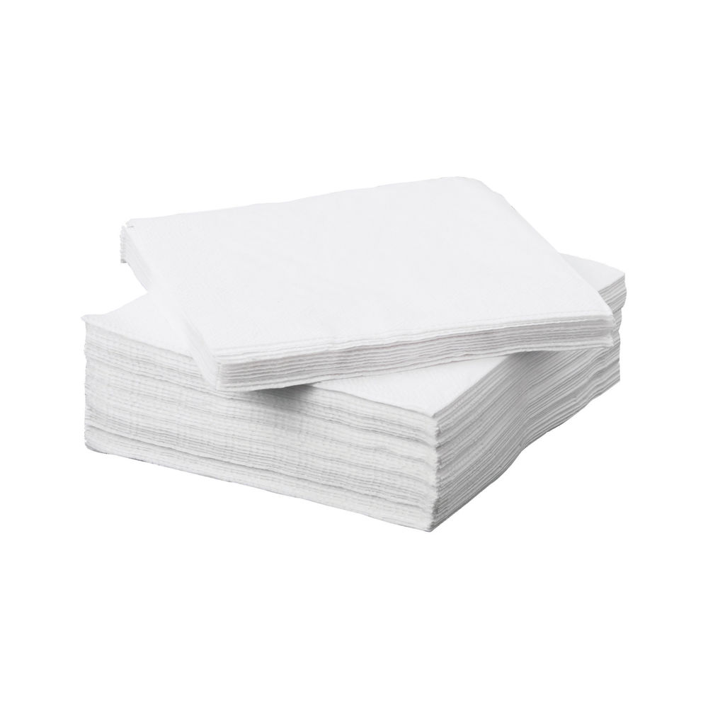 White 2-Ply Napkins (Pack of 100)