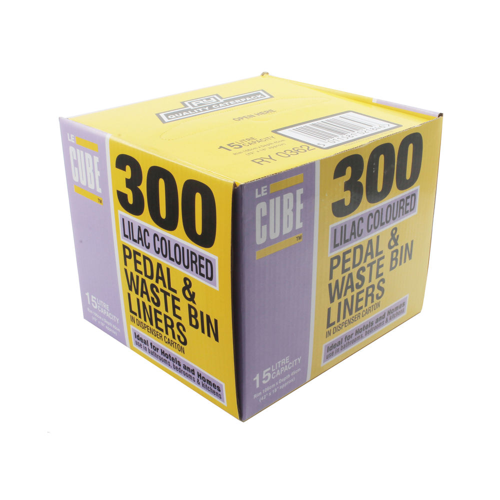 Le Cube Pedal Bin Liner Dispenser (Pack of 300) 0362