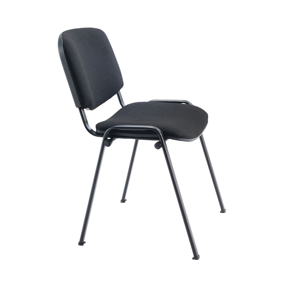 First Ultra Charcoal/Black Multipurpose Stacker Chair