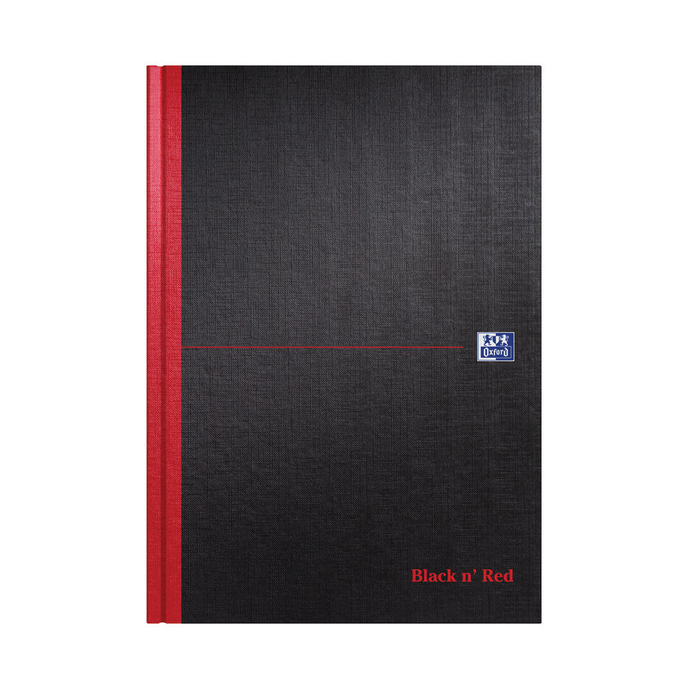 Black n' Red A-Z Casebound Hardback Notebook A4 (Pack of 5) 100080432