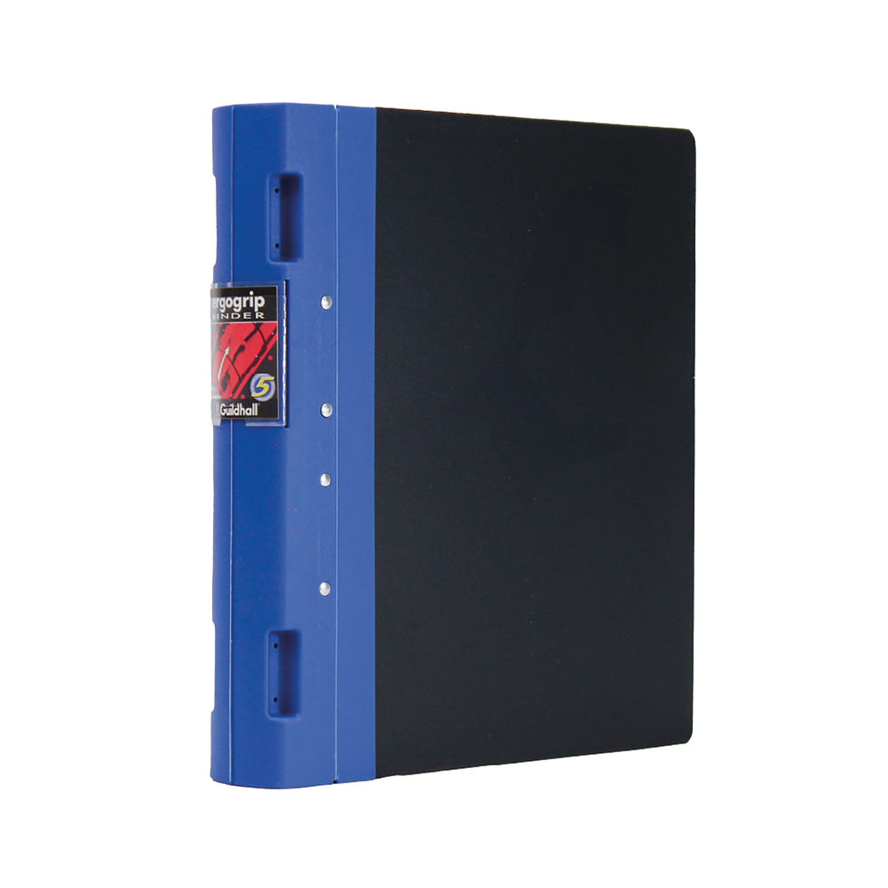Guildhall GL Ergogrip 2 Ring Binder A4 Blue (Pack of 2) 4509