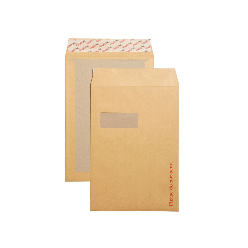 New Guardian C4 Envelope Window BoardBack Manilla (Pack of 125) B26526