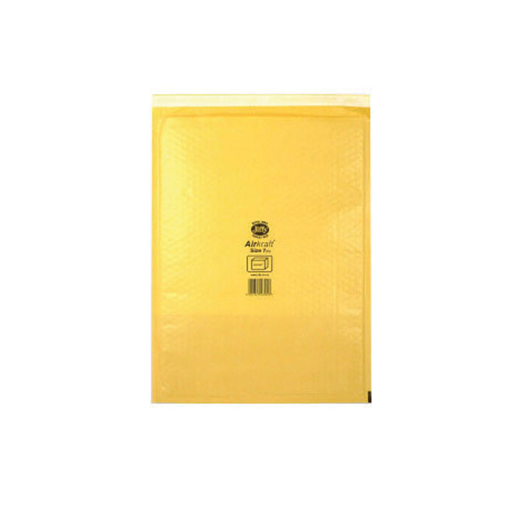 Jiffy AirKraft Bag Size 7 340x445mm Gold GO-7 (Pack of 10) MMUL04606