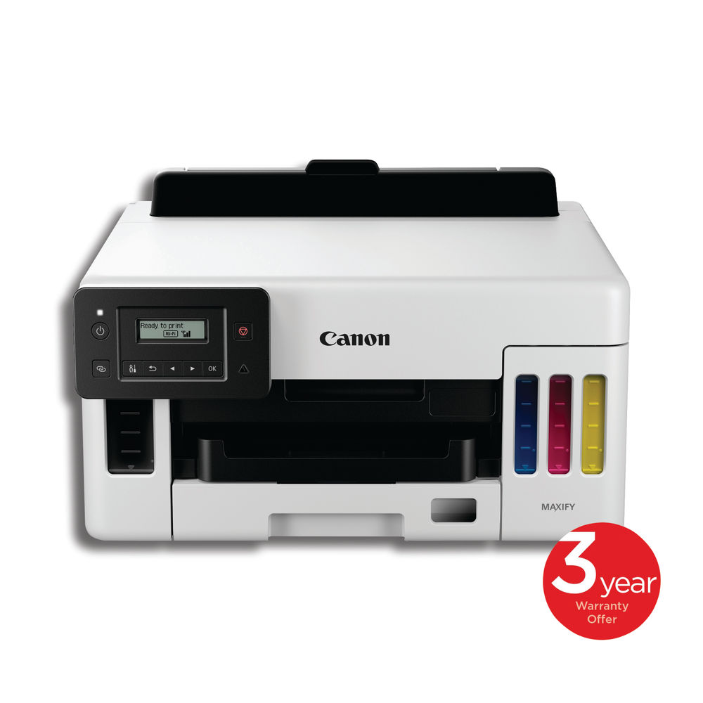 Canon Maxify GX5050 MegaTank Refillable Ink A4 Inkjet Printer 5550C008