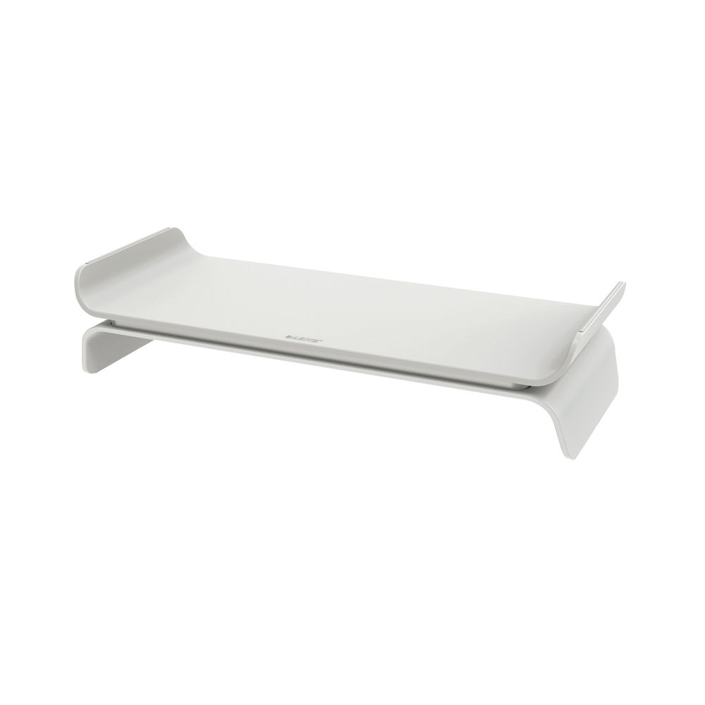Leitz Ergo Monitor Stand Height Adjustable Light Grey 65040085