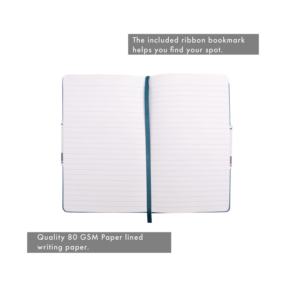 Pukka Pad A5 Teal Soft Cover Notebook