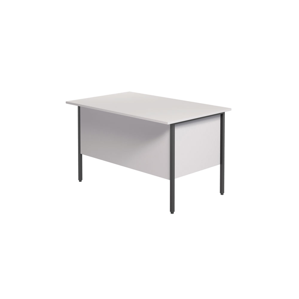 Serrion 1200x750mm White 4 Leg Rectangular Desk