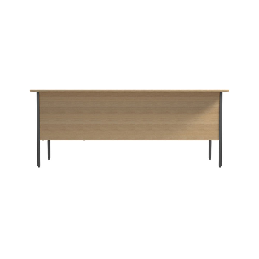 Serrion 1800x750mm Ferrera Oak 2 Drawer Pedestal 4 Leg Desk