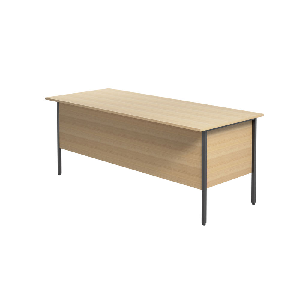 Serrion 1800x750mm Ferrera Oak 3 Drawer Pedestal 4 Leg Desk