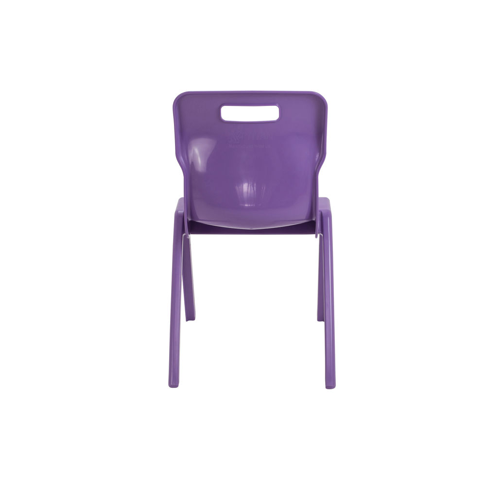 Titan 460mm Purple One Piece Chair (Pack of 10)