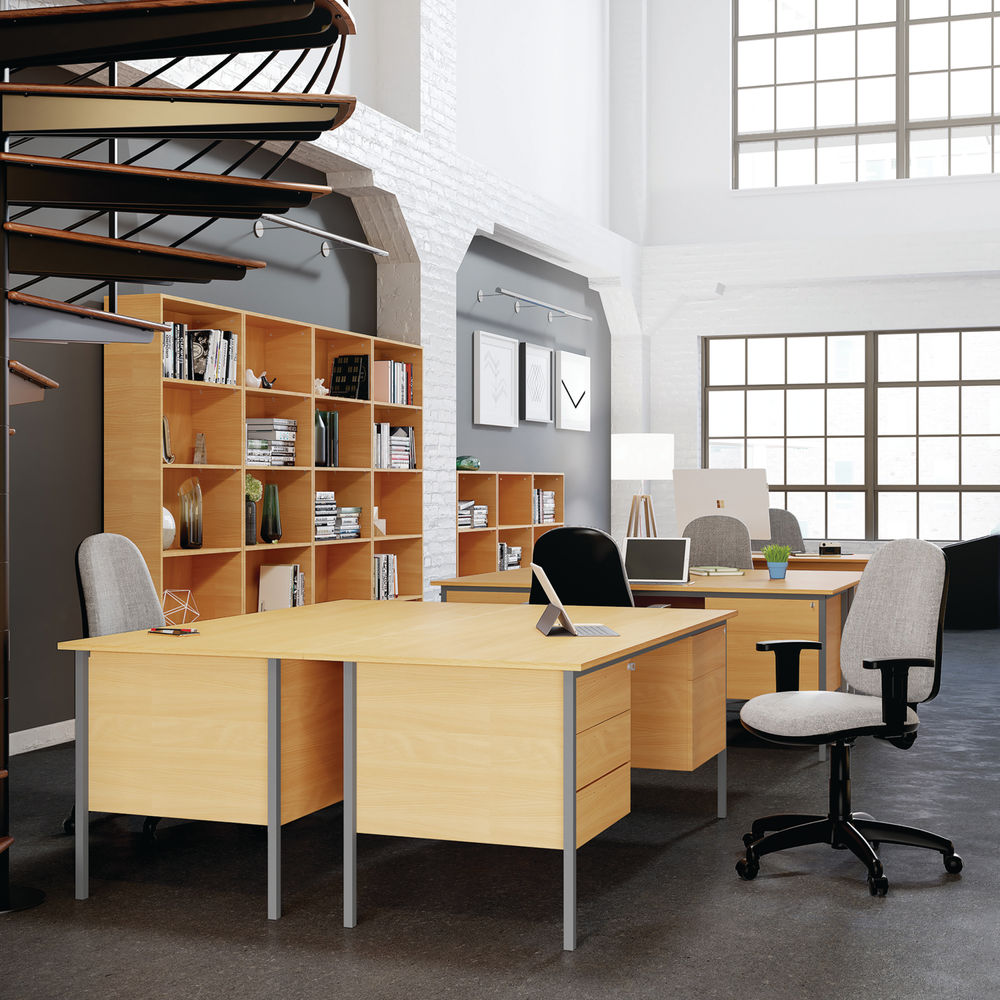 Serrion 1500x750mm Ferrera Oak Desk