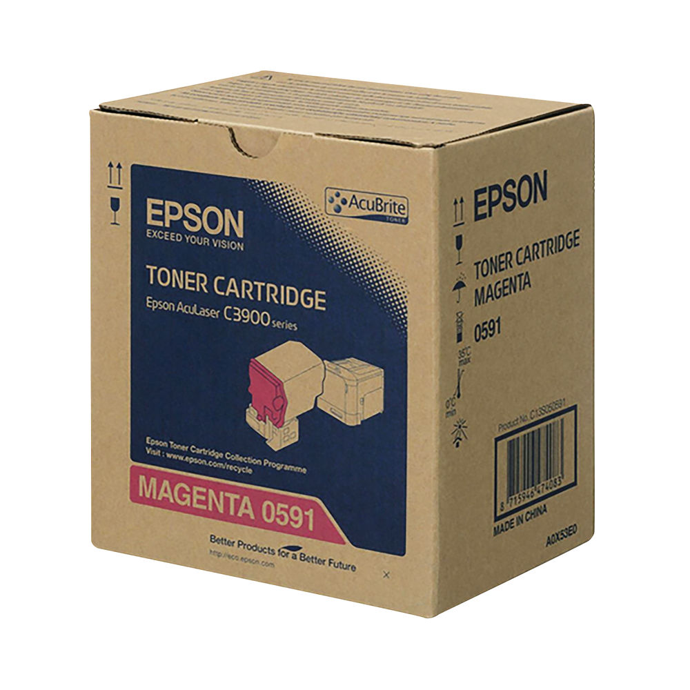 Epson C3900DN Magenta Toner Cartridge - C13S050591