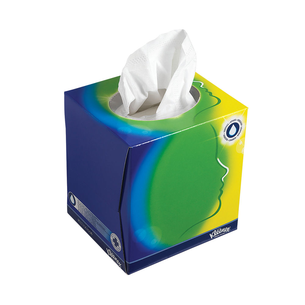 Kleenex Balsam Facial Tissue Cube (Pack of 12)