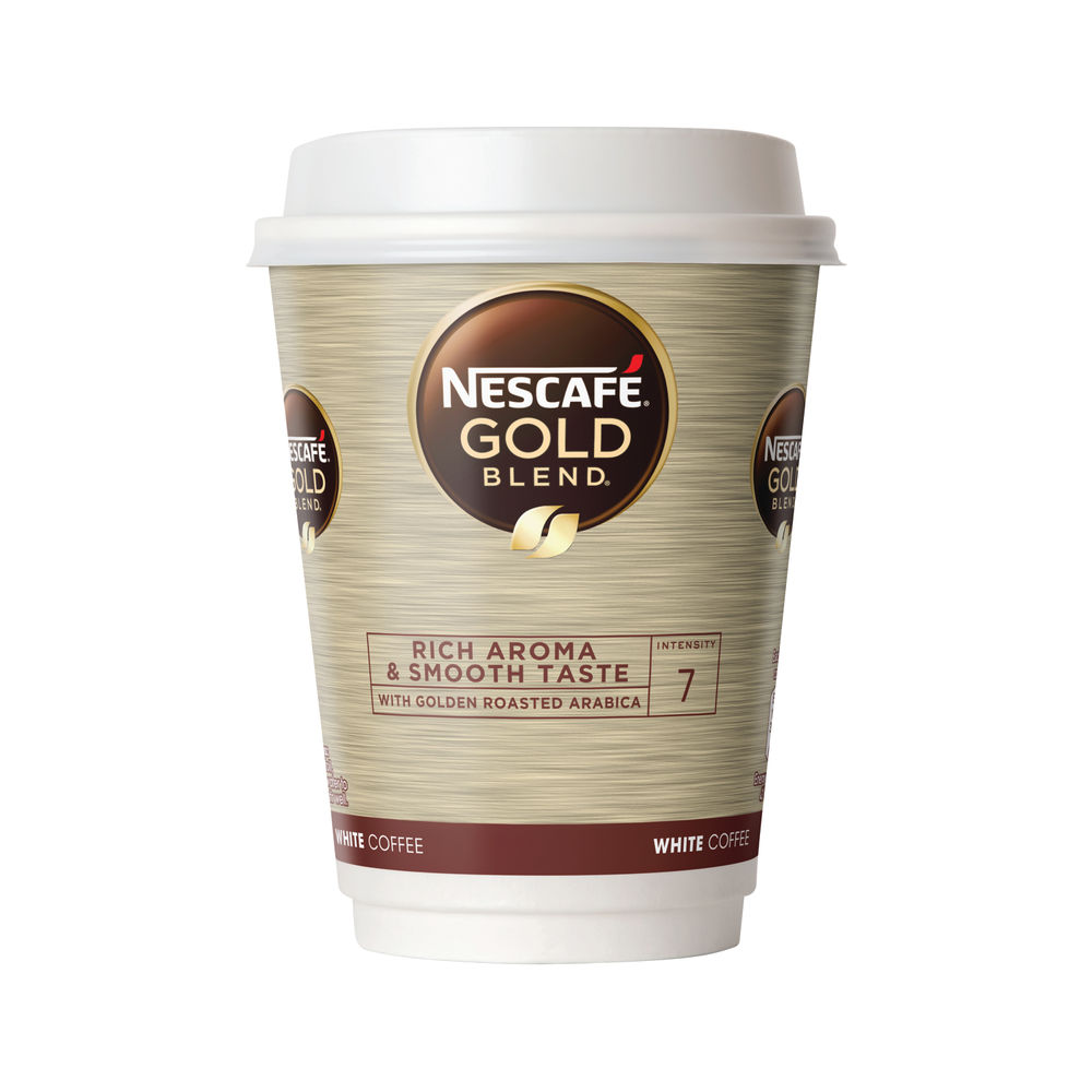 Nescafe and Go Gold Blend White Coffee (Pack of 8) 12495259