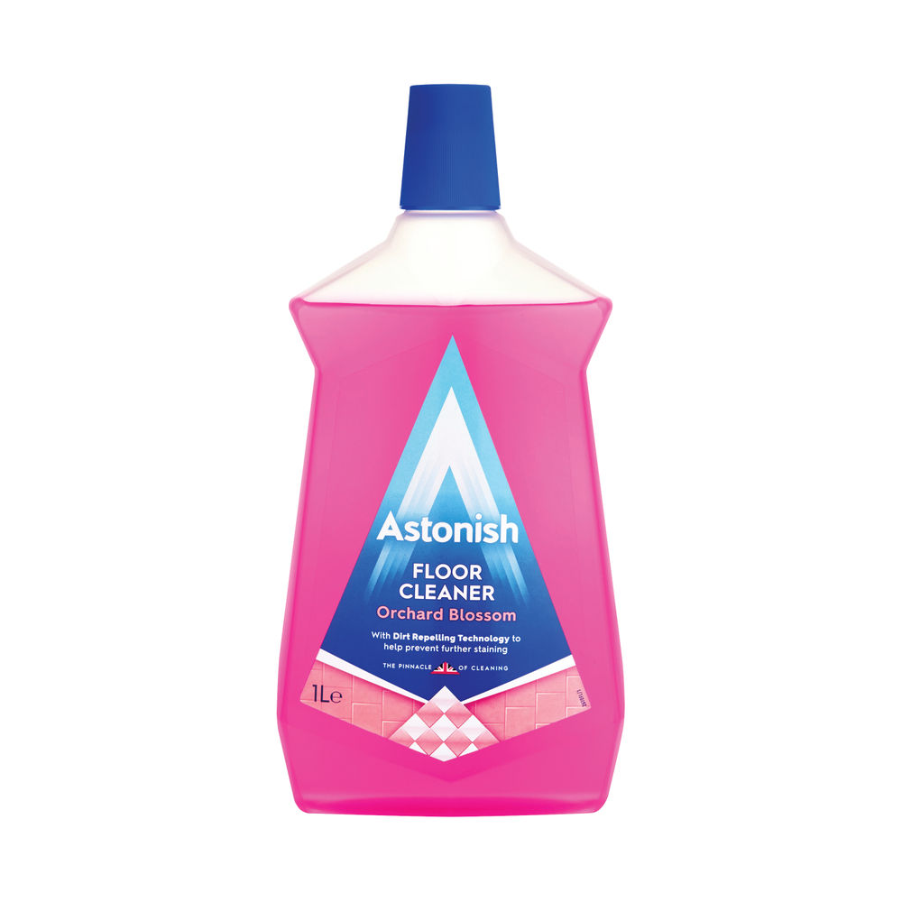 Astonish Orchard Blossom Floor Cleaner 1L Pink (Pack of 12)