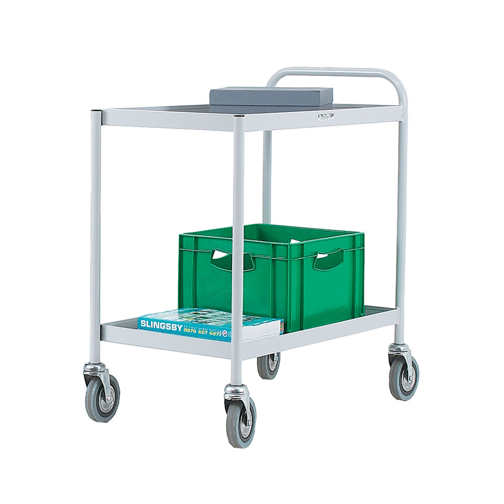 2 Tier Grey General Purpose Trolley 331490