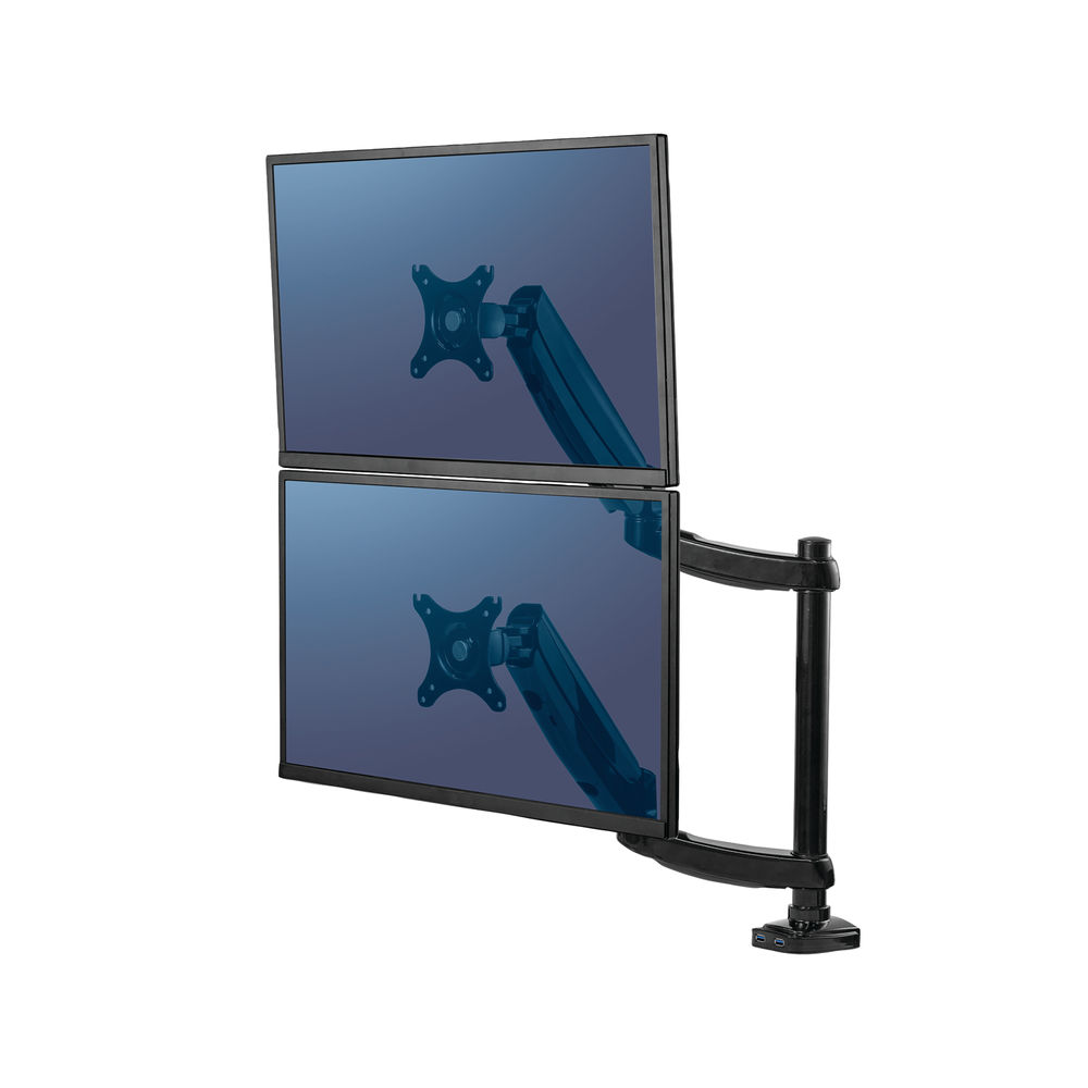 Fellowes Platinum Series Dual Stacking Monitor Arm