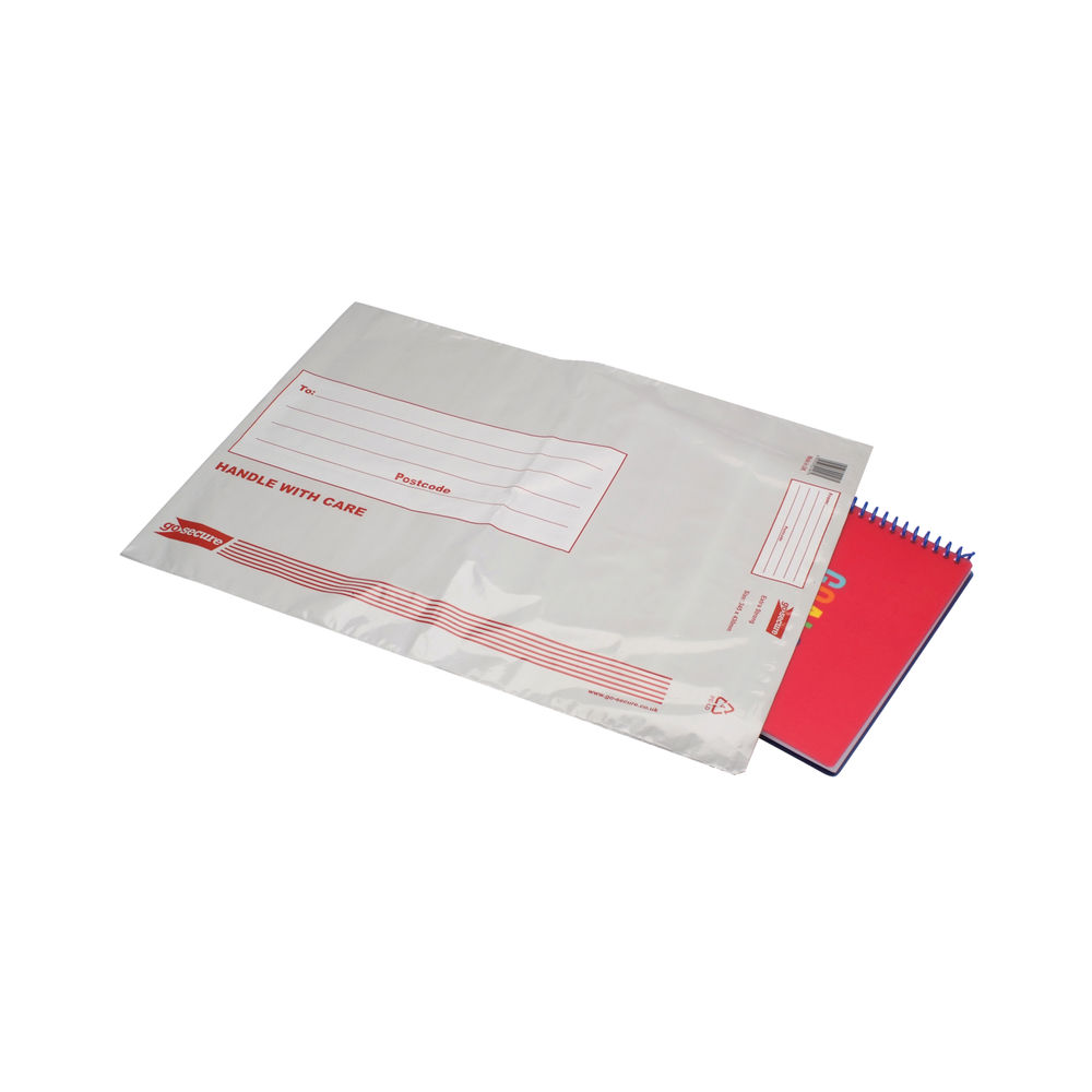 Go Secure Extra Strong Polythene Envelopes 360x430mm (Pack of 25)