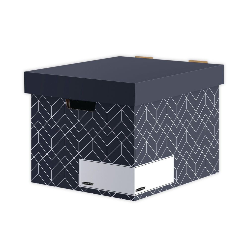 Bankers Box Urban Midnight Blue Decor Storage Box (Pack of 5)