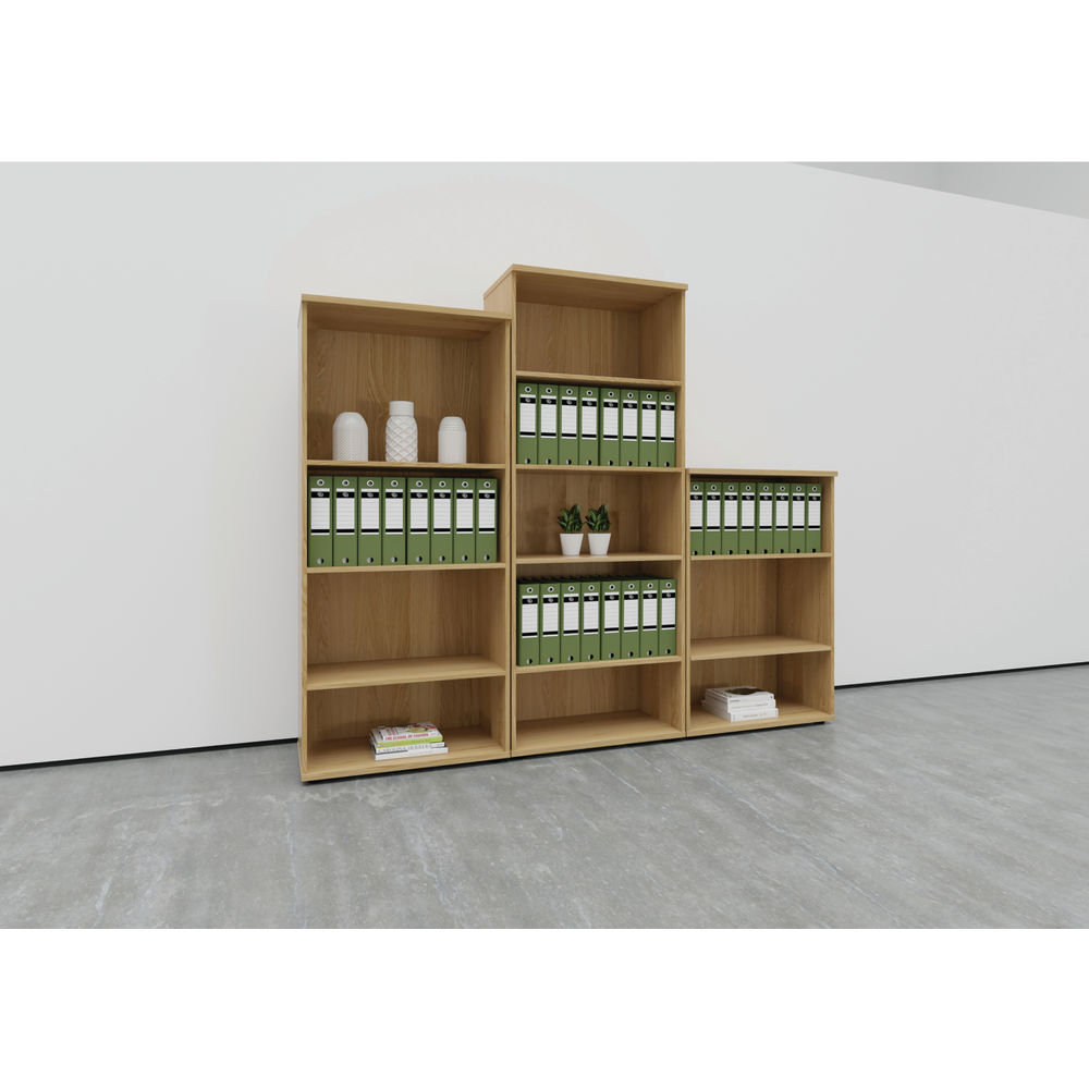 Jemini H1200mm Beech Wooden Bookcase