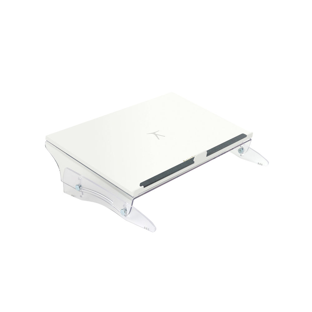 BakkerElkhuizen FlexDesk 630 2-in-1 Stand and Document Holder Clear BNEFDESK630N