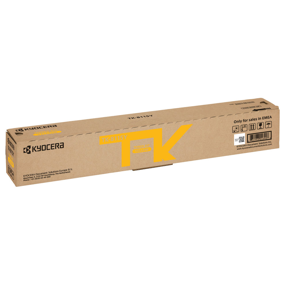 Kyocera TK-8115 Yellow Toner Kit - TK8115Y