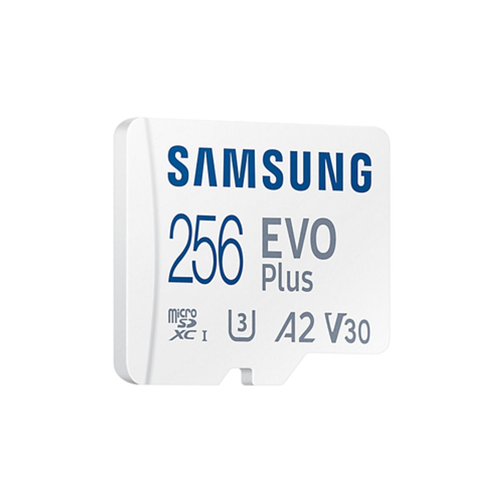 Samsung EVO Plus Memory Card MicroSDXC UHS-I Class 10 256 GB White