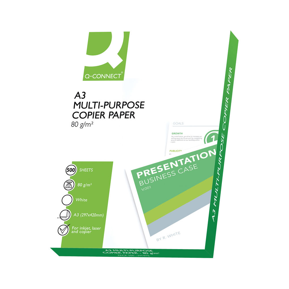 Q-CONNECT Q-CONNECT COPIER PAPER A3 WHT PK2500