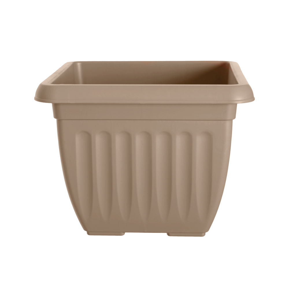 Whitefurze 40cm Athens Square Planter Taupe G07S40TP
