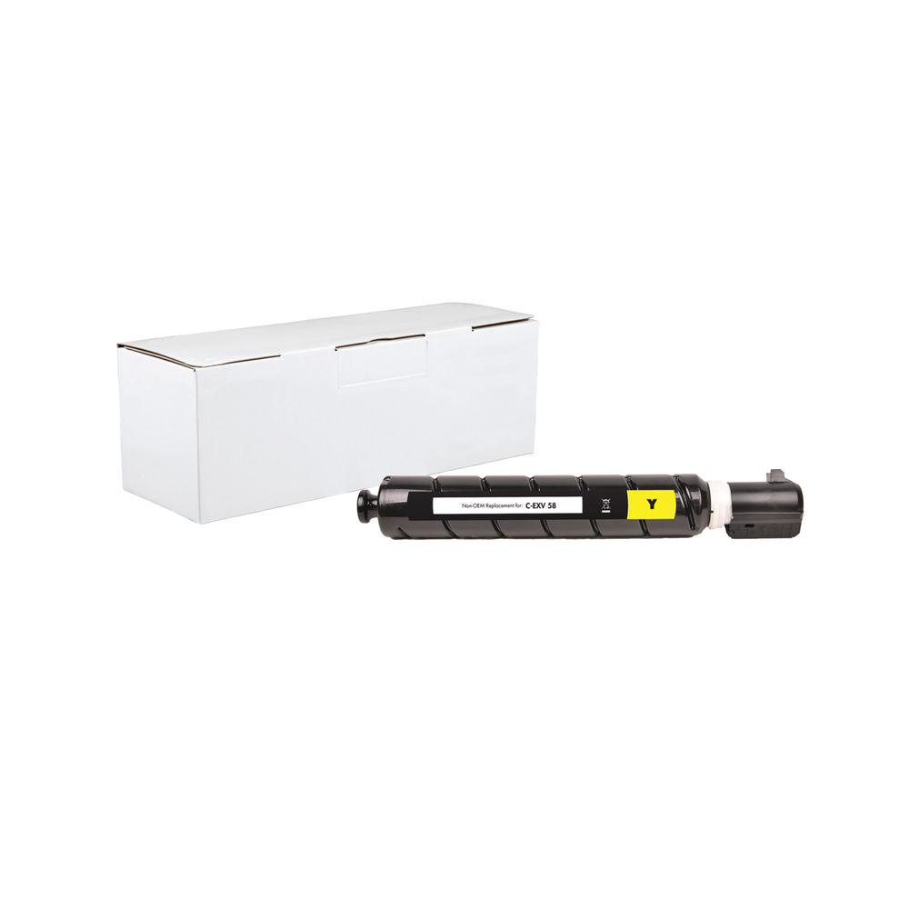 Compatible Canon C-EXV58 Remanufactured Toner Yellow 002-04-RXV58YWB