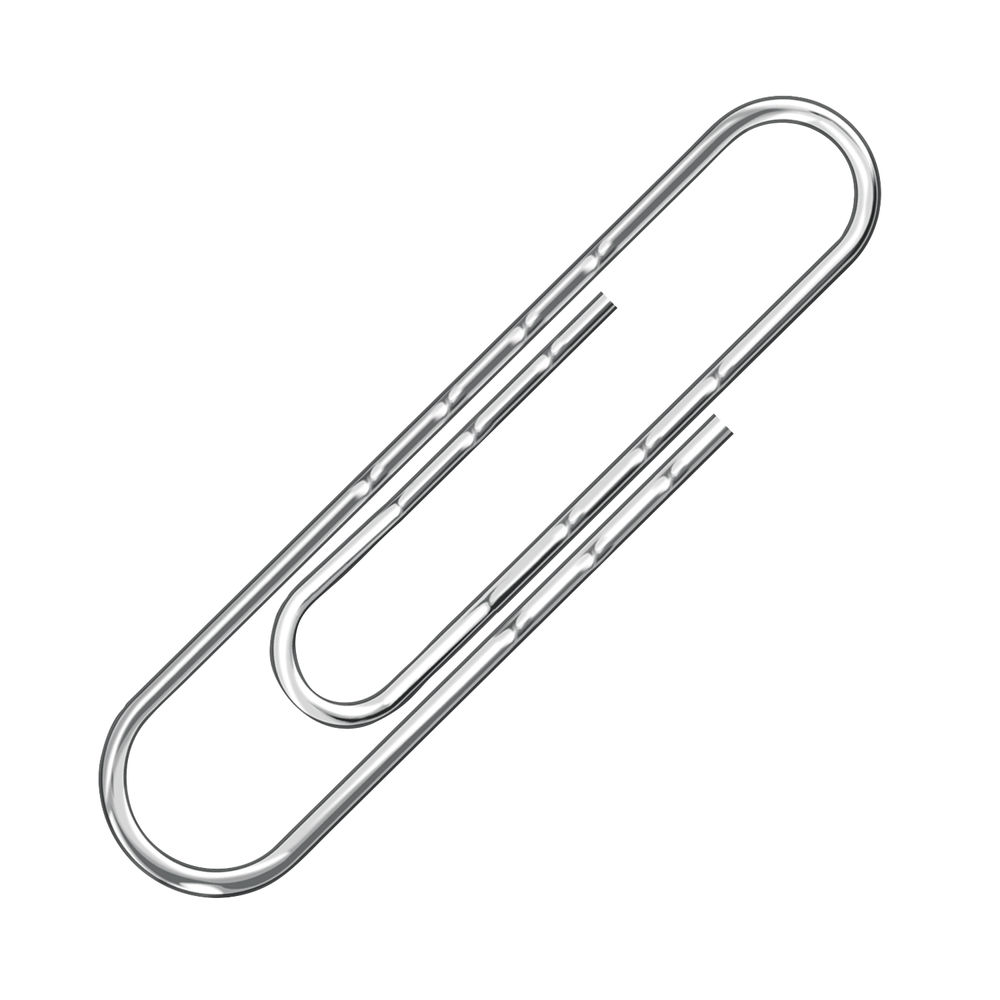 Q-Connect Paperclips Wavy 77mm (Pack of 100) KF27004