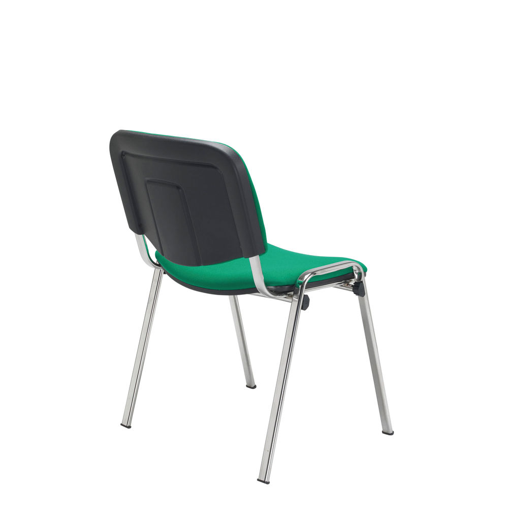 Jemini Ultra Multipurpose Stacking Chair Green/Chrome