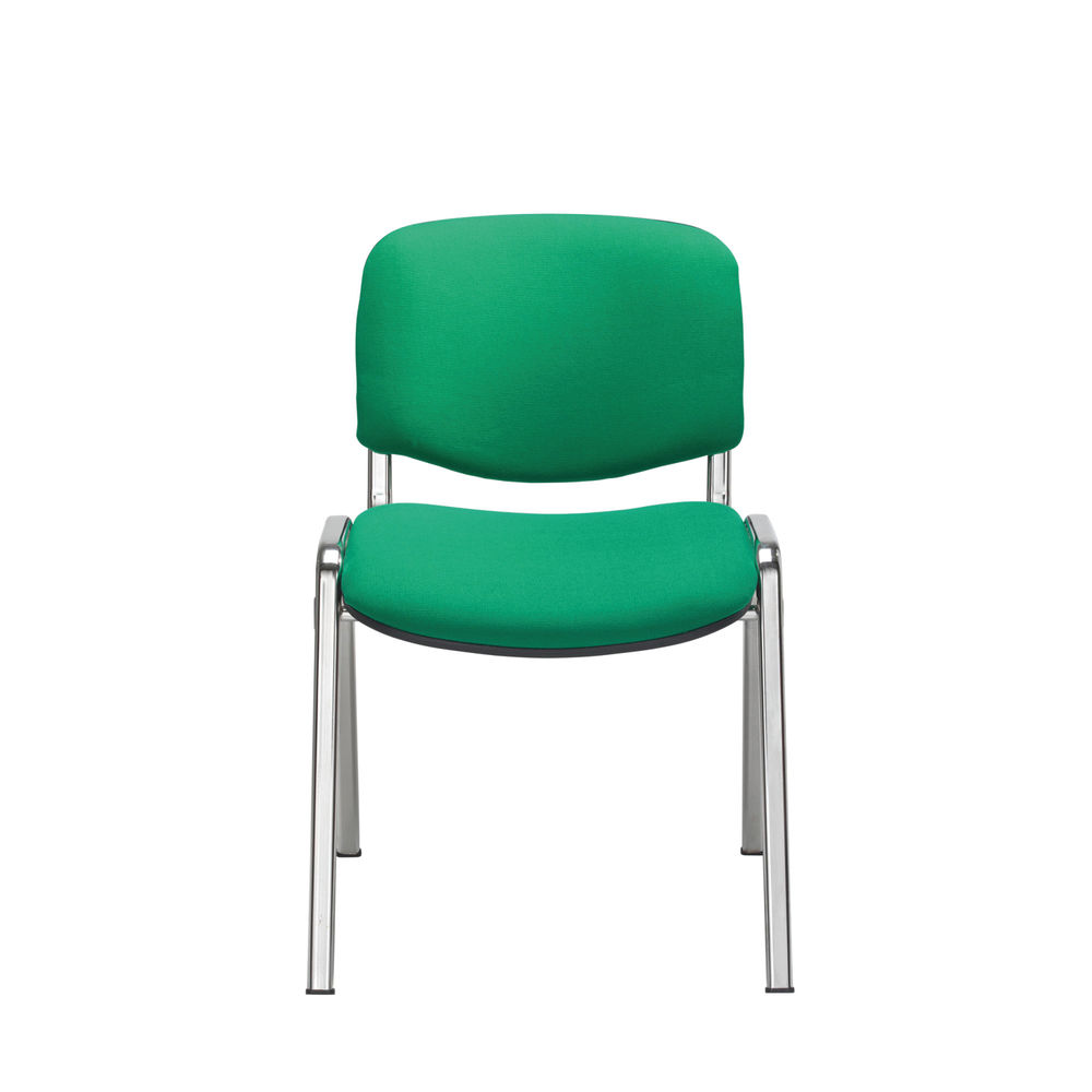 Jemini Ultra Multipurpose Stacking Chair Green/Chrome