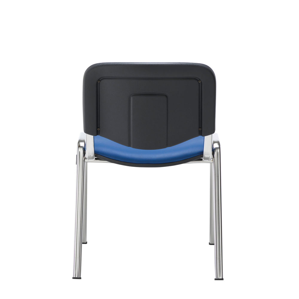 Jemini Ultra Multipurpose Stacking Chair Polyurethane Blue/Chrome