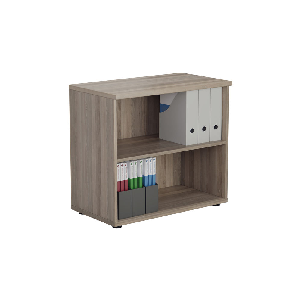 Jemini Wooden Bookcase 800x450x730mm Grey Oak