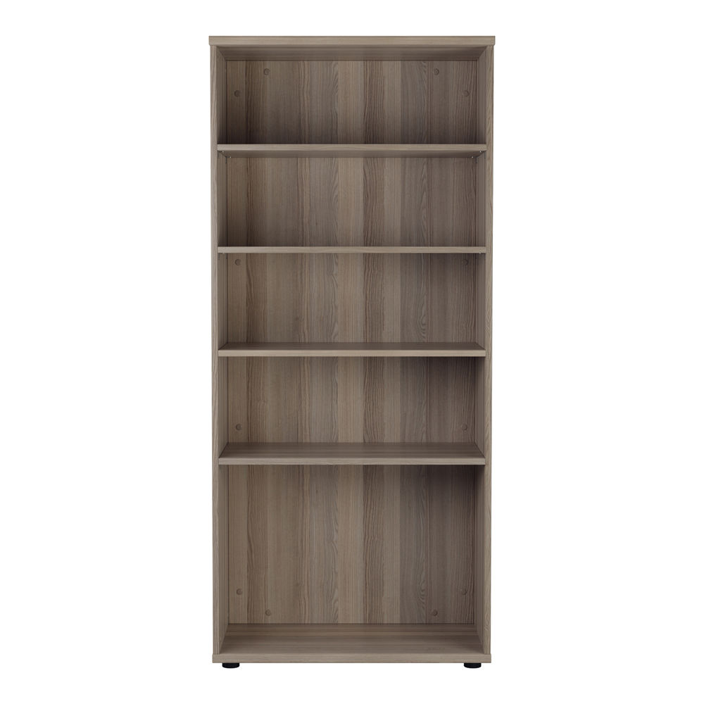 Jemini Wooden Bookcase 800x450x1800mm Grey Oak