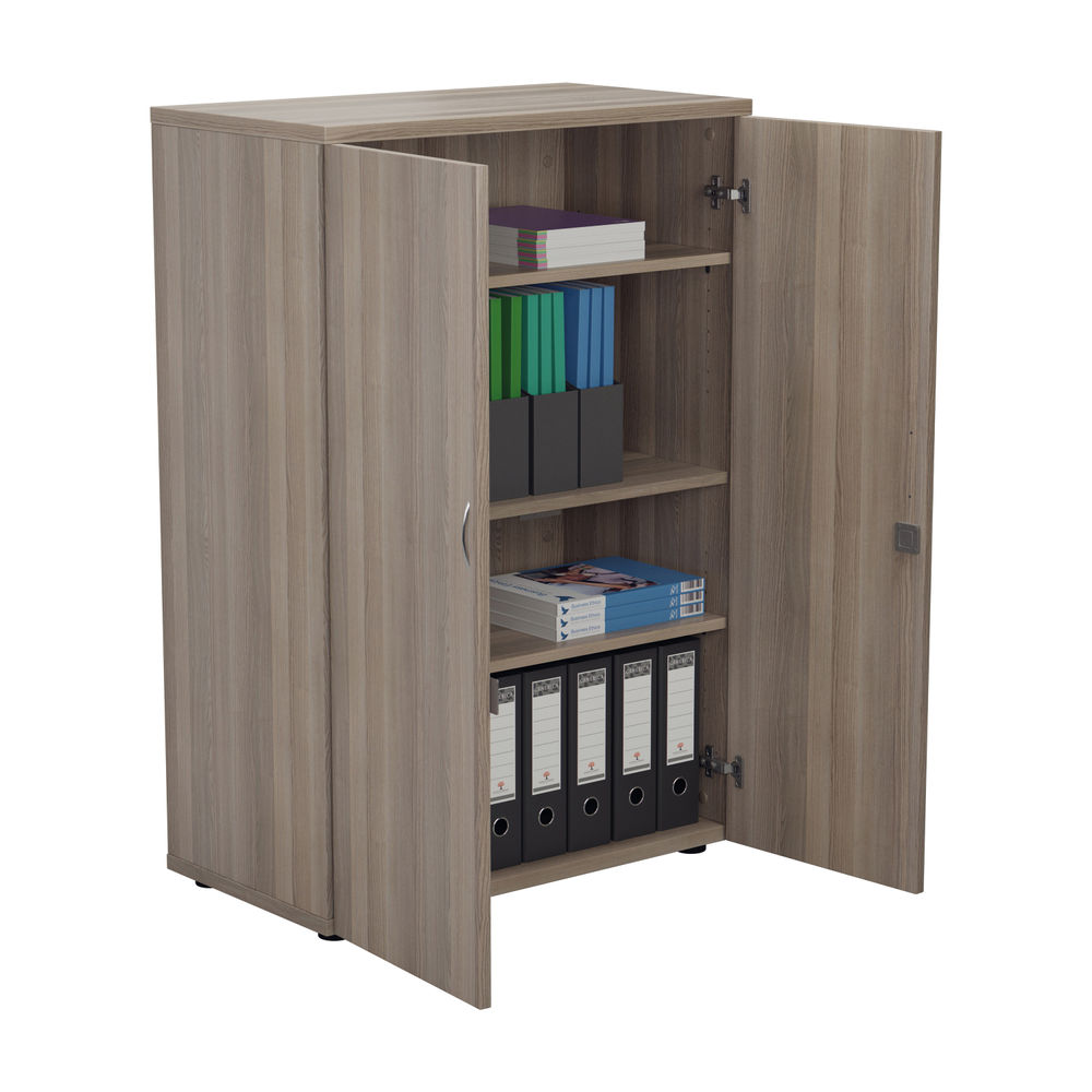 Jemini Wooden Cupboard 800x450x1200mm Grey Oak