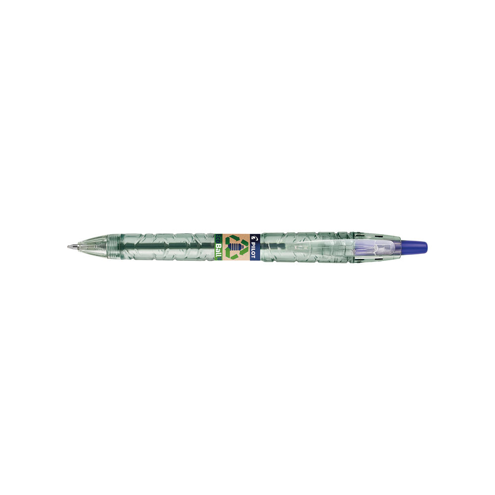 Pilot Blue B2P Ecoball Ballpoint Medium Pens (Pack of 10)