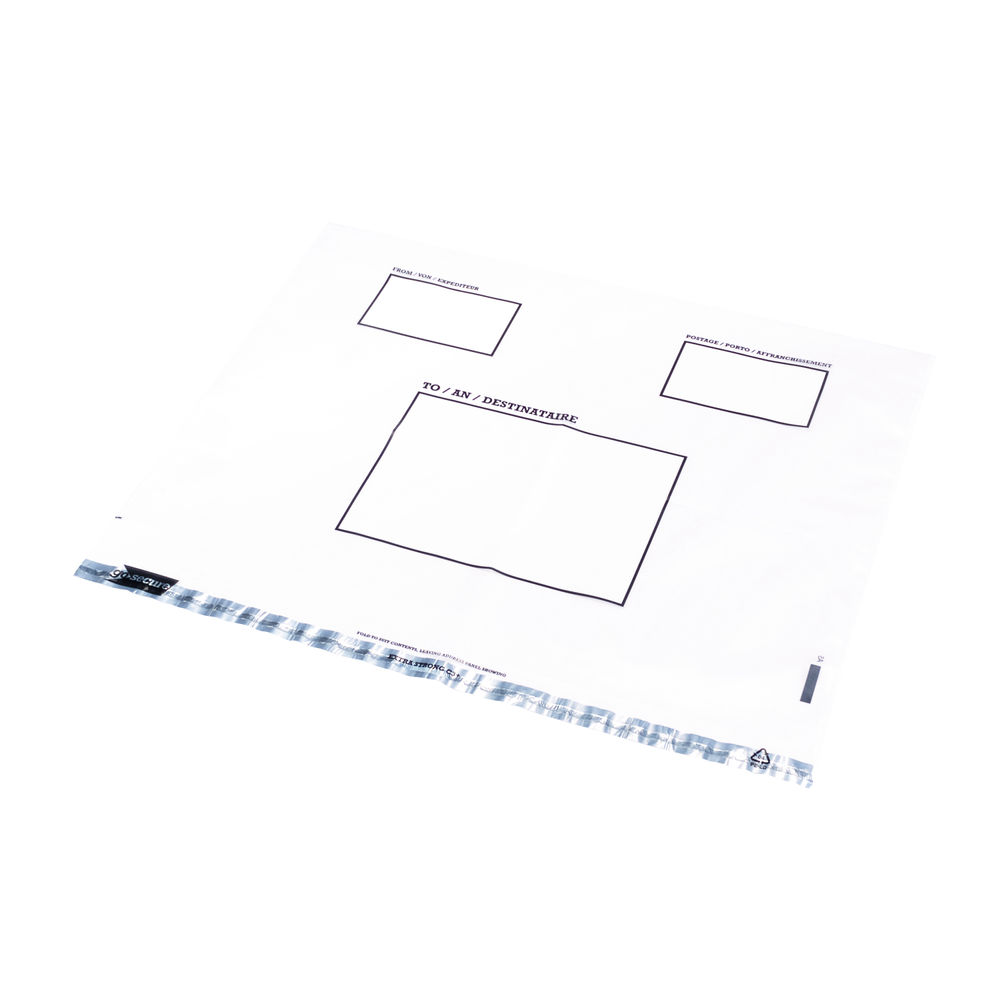 Go Secure Extra Strong C3 Clear Polythene Envelopes (Pack of 100) - PB30303