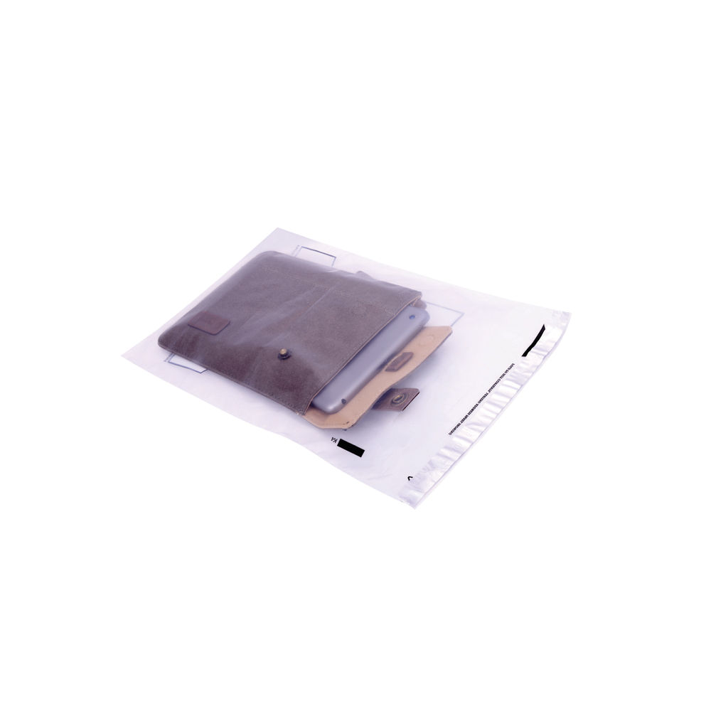 Go Secure Lightweight C4 Clear Polythene Envelopes (Pack of 100) - PB09100