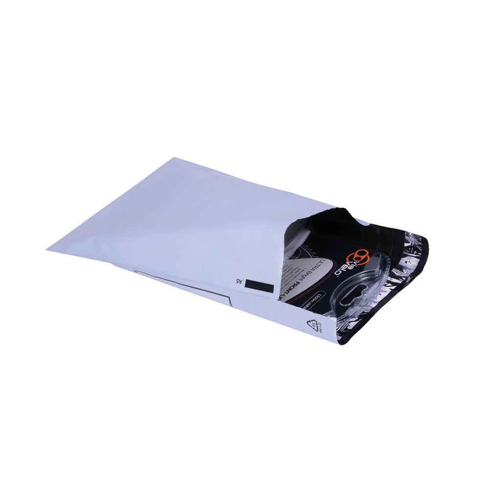 Go Secure C5 Lightweight Polythene Envelopes, Pack of 100 - PB11122