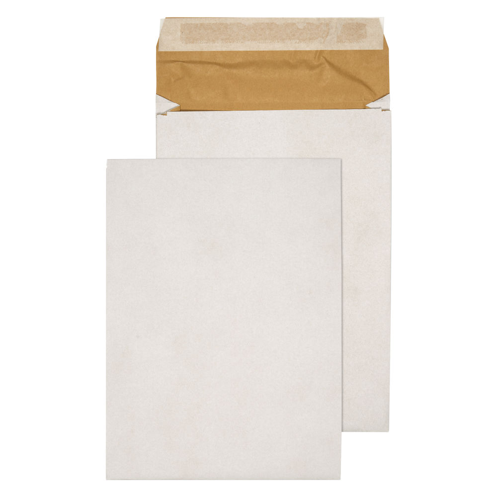 Q-Connect Padded Gusset Envelopes E4 400x280x50mm Peel and Seal White (Pack of 100) KF3533